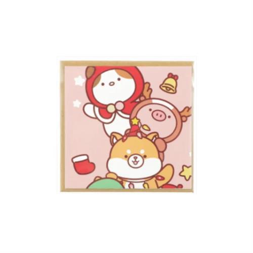 MINISO Mini Family Series Small Greeting Cards Mini Family B - 2 pcs