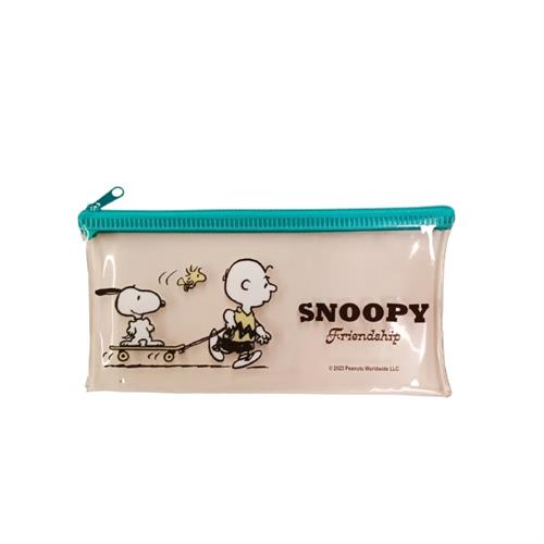 MINISO Snoopy Summer Travel PVC Stationery Case - 20 10cm