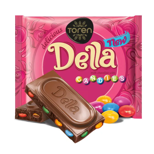 Toren Della Chocolate with Cocoa Dragees - 52g