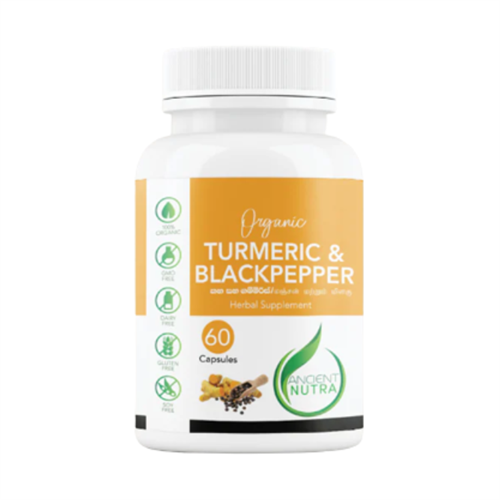 Ancient Nutra Turmeric and Black Pepper - 60 Capsules