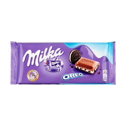 Milka Oreo Chocolate Bar - 100g