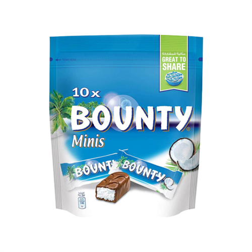 Bounty Minis Pouch - 285g (10 Pcs Pack)