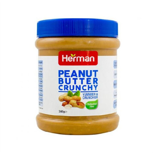 Herman Peanut Butter Crunchy 340g (Cholesterol Free)