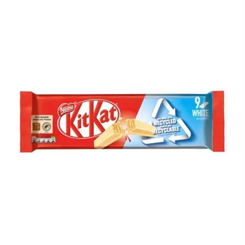 Kitkat 2 Finger 9 Bar White