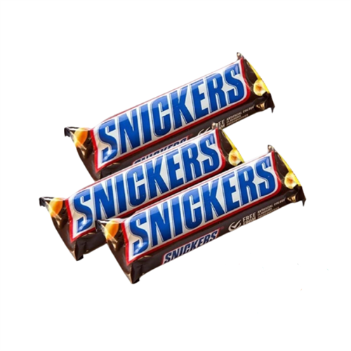 Snickers Chocolate Bars Pack - 3 x 50g