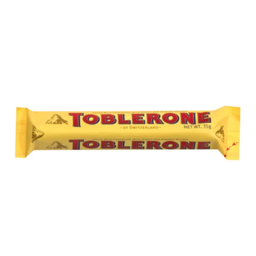 Toblerone Swiss Milk Chocolate Almond Bars - 35g