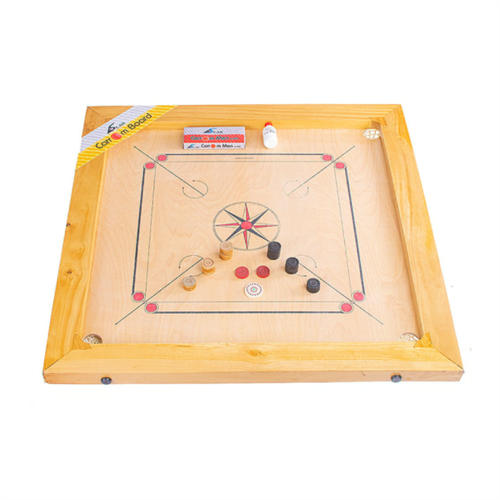 Scan Special Satin Wood Carrom Board - (Thickness : 6mm/9mm/12mm)