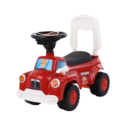 A+B Toys Baby Push Ride Manual Truck - Red