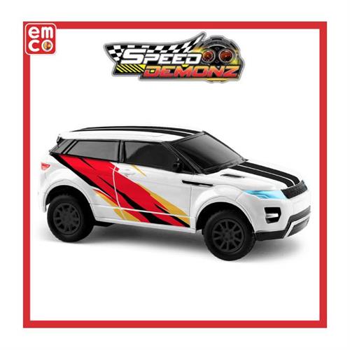 EMCO Speeddemonz Mini Remote R/C - White SUV