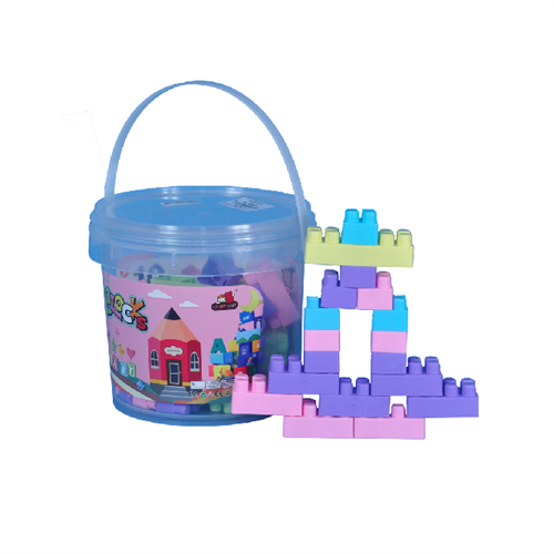 LEJOY BABY Building Blocks Bucket - 64 Pcs