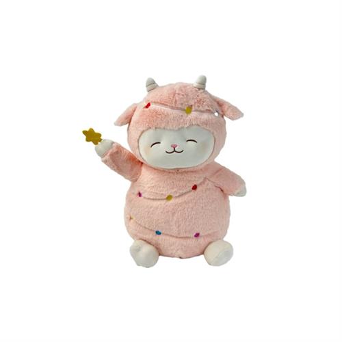 MINISO 10 inch Lamb Baa Plush Toy - Colorful Lights