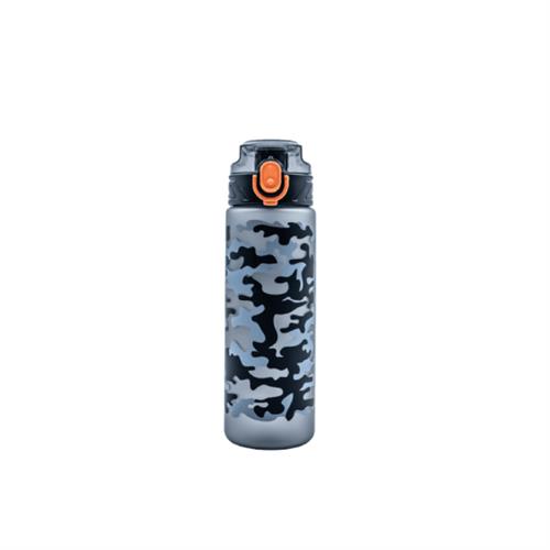 Camouflage Sports Plastic Water Bottle Orange - 850ml