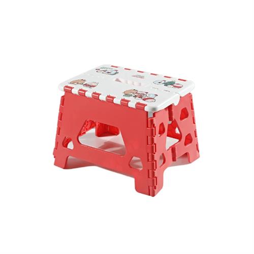MINISO Mini Family Christmas Eve Folding Stool- Red
