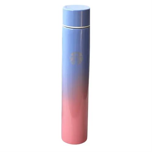 Starbucks Slim Thin Stainless Thermos Water Bottle (Pink and Purple) - 300ml