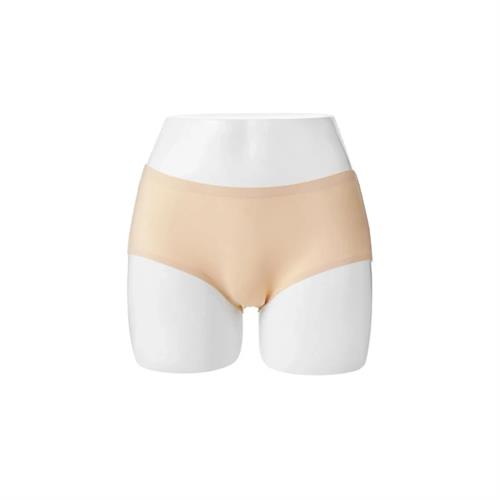 MINISO Lace Seamless Mid Waist Panties Nude - M