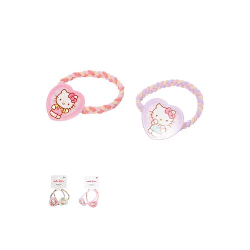 MINISO Hello Kitty Heart Hair Ties - 2 Pcs