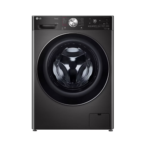 LG 11/7Kg Front Loader Inverter Washer Dryer - Black
