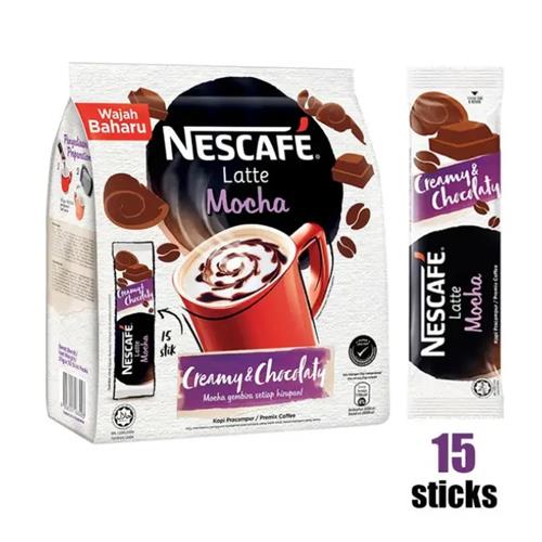 Nescafe 3-in-1 Latte Mocha 15Stick Pack - 30g