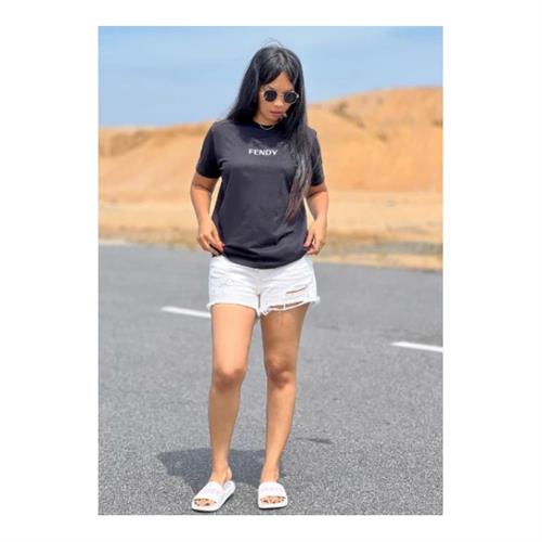 FENDY Rubber Printed T - Shirt