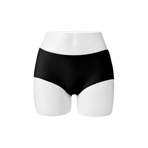 MINISO Lace Seamless Mid Waist Panties Black - L