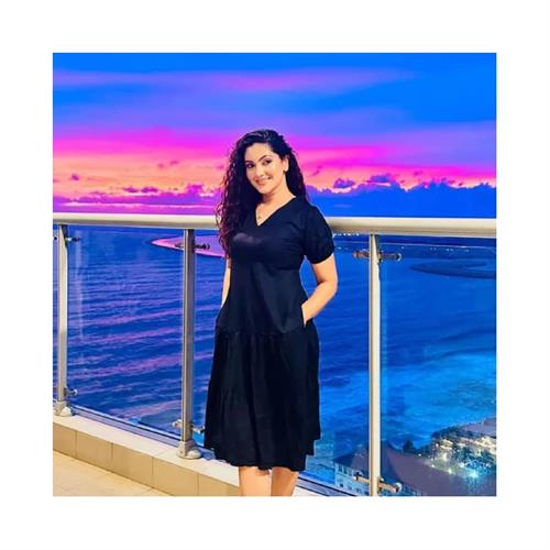 Puff Sleeve Midi Dress