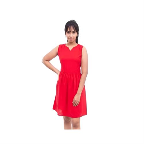 Sleeveless Linen Dress