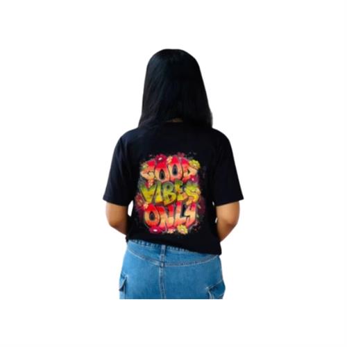 Good Vibes Only Printed T - Shirt