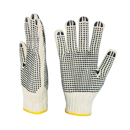 Safety Dot Grip Hand Gloves - Single Side