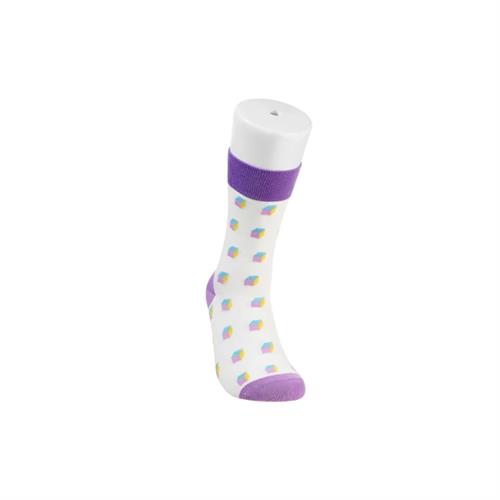 MINISO 21cm Vintage Series Crew Socks - Purple