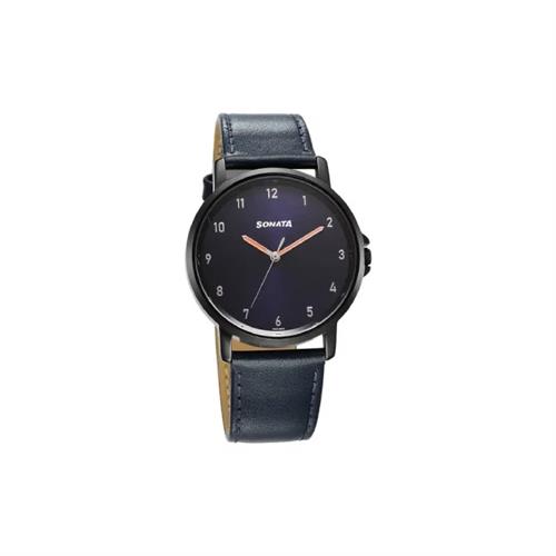 Sonata Quartz Analog Blue Dial Men's Watch