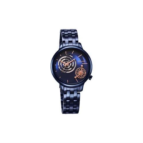 Sonata Unveil Quartz Analog Blue Dial Metal Strap Women's Watch