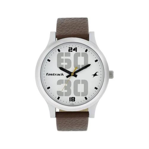 Fastrack Quartz Bold White Dial Men's Watch W/Box