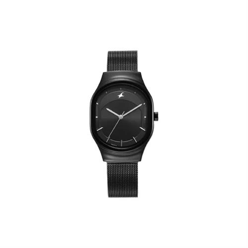 Fastrack Snob X Black Dial Stainless Steel Strap Women's Watch
