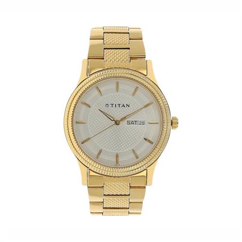 TITAN Quartz Karishma Silver Dial Men's Watch W/Box