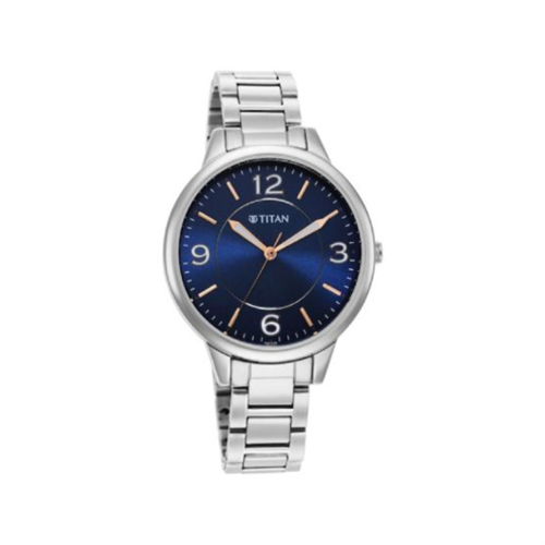 TITAN Quartz Trendsetters Blue Dial Women's Watch W/Box