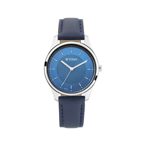 TITAN Quartz Workwear Blue Dial Women's Watch W/Box