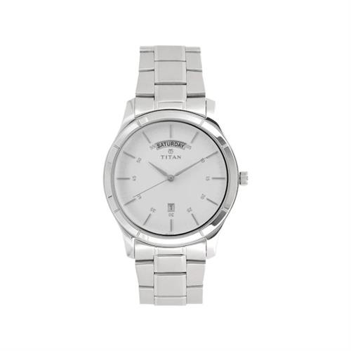 TITAN Quartz Workwear White Dial Men's Watch W/Box