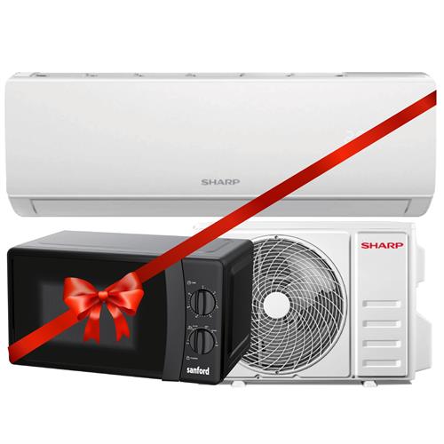 SHARP 24000 BTU Inverter Air Conditioner -AH-X24ZTEP + Sanford 20 Liter 1150W Microwave Oven with Defrost Function - SF 5629MO