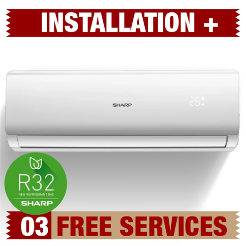 Sharp 9000 BTU Non-Inverter Energy Efficient Air Conditioner - R32