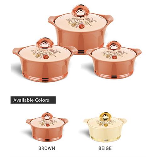 Falcon Gold Insulated 4Pcs Casserole Set (Lunch Box)