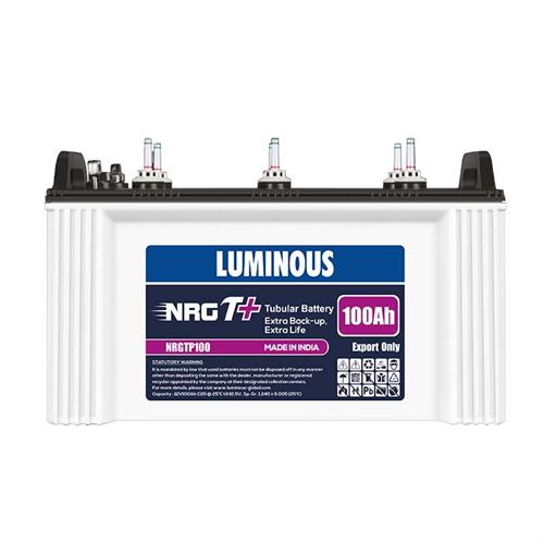 Luminous 100Ah Tubular Lead Acid Storage Battery - NRGTP100