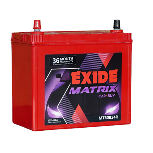 Exide MT60B24L (3 Years Warranty (2.5 Years Full & 6 Months PRO-RATA)