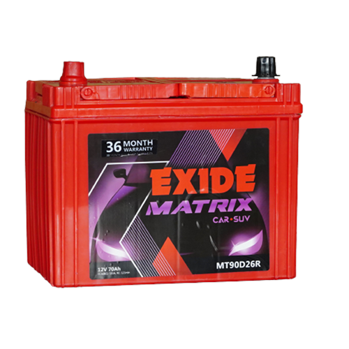 Exide MT90D26R (3 Years Warranty (2.5 Years Full & 6 Months PRO-RATA)