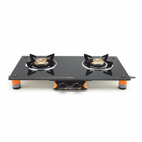 Vidiem AIR PRIDE 2 Burner Glass Top Gas Stove -GT2S