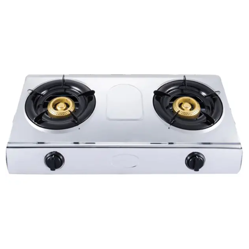 Sanford 2 Burner Stainless Steel Gas Stove with 5 Ear Pan Support - SF-5356GC-ST