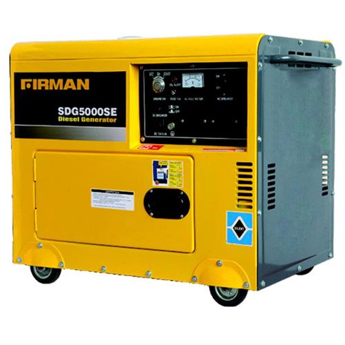 Firman 5000W Diesel Silent Generator - SDG5000SE