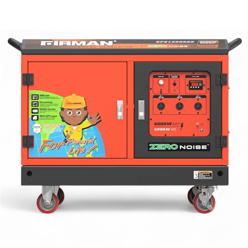 Firman 5.0Kw Sound Proof Zero Noise Petrol Generator - SPS12000SE