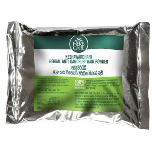 Herb Care Keshawardhani Herbal Anti-Dandruff Hair Powder 150g - HCDP150