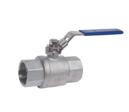 2 PCS BALL VALVE - SCREWED - AISI 304, HKV-2P, 1"