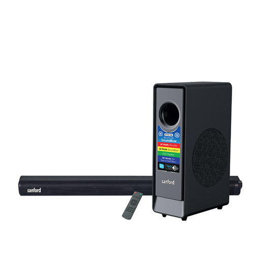 Sanford Bluetooth Sound Bar 2.1 60W   LED Display   Remote Contro SF-751SB